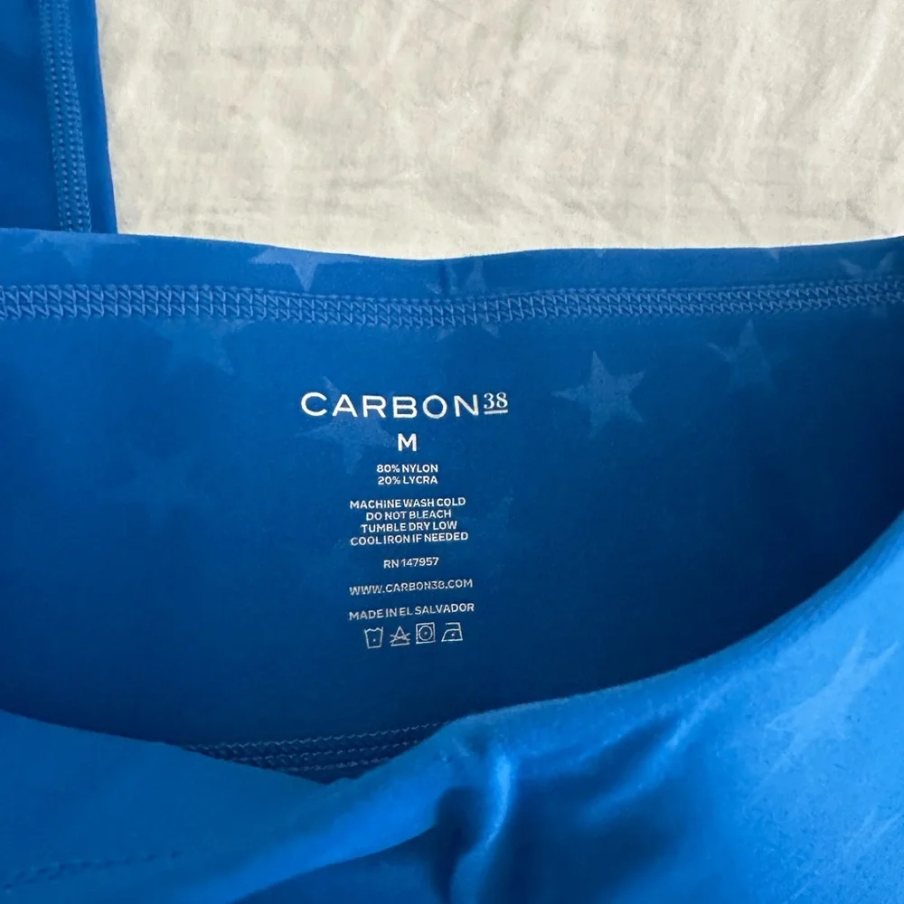 Carbon38 Blue Leggings - Picture 3 of 3